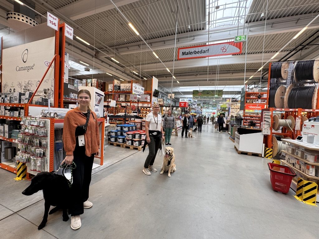 Training – Übung im Baumarkt zur Alltagssicherheit
